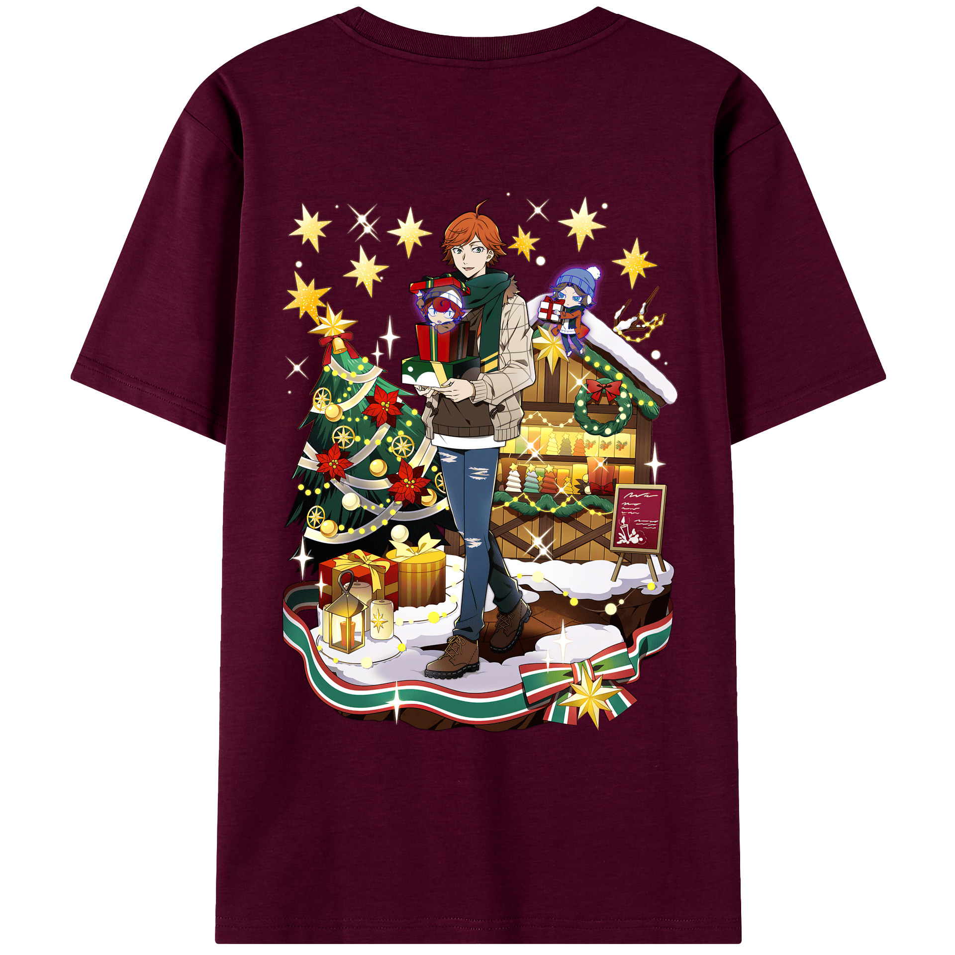 （画像用） 文豪ストレイドッグス Bungo Stray Dogs レディース半袖Tシャツ(バックプリント)